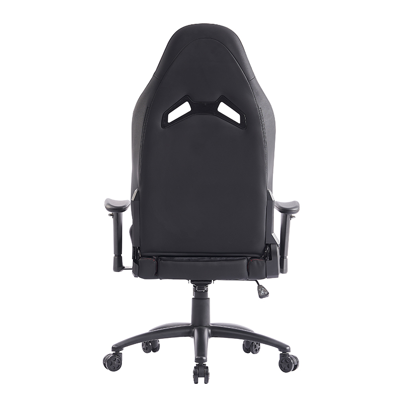 XL-1057 2D Kolçaklı siyah fırçalanmış deri ergonomik oyuncu koltuğu